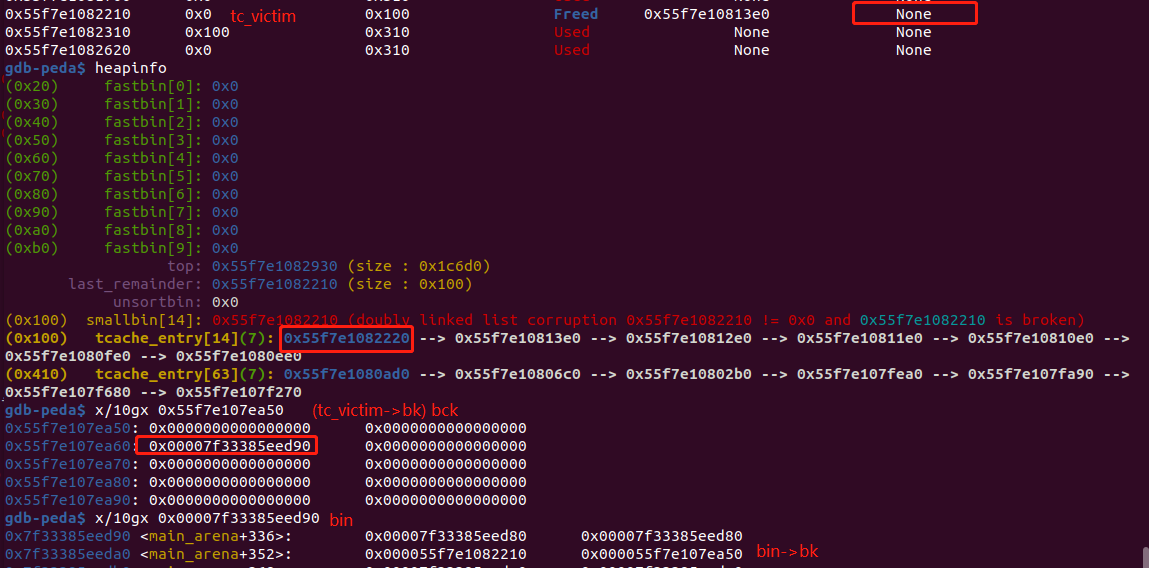 Tcache Stashing Unlink Attack 利用思路 · De4dCr0w's Blog